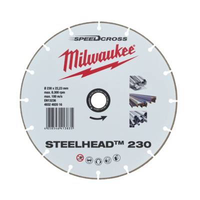 DISQUES PREMIUM STEELHEAD™ 230 MM - MILWAUKEE - 4932492016