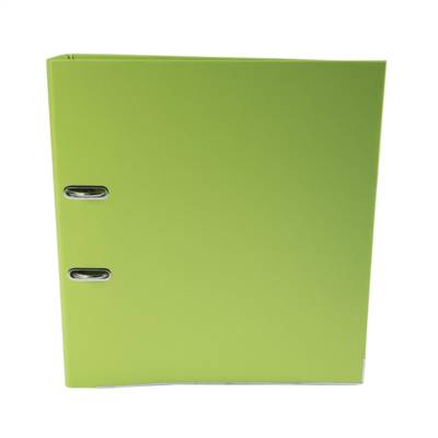 Classeur à levier Prem'Touch Inté et Extérieur Polypropylène Dos 80mm A4 maxi Vert anis