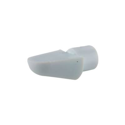 Taquet d'étagère plastique à enfoncer blanc - Ø 7mm - sous coque de 8 pièces - Gedimat