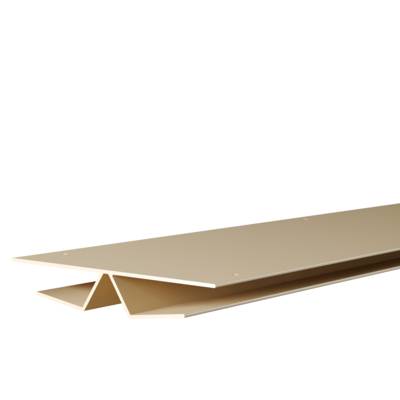 Profilé d'angle intérieur/extérieur largeur lambris sous face 250 mm sable - Gedimat - MEP