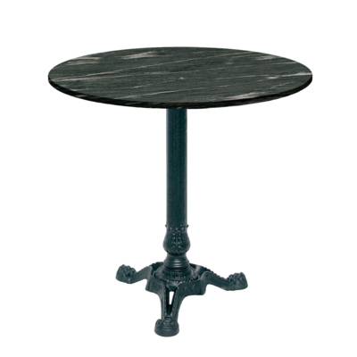 Table pied noir Ø70cm calypso - intérieur - RestooTab