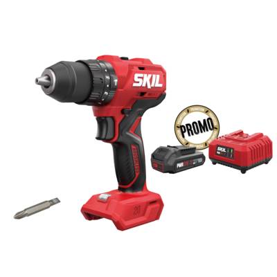 Perceuse visseuse percussion20V brushless + batterie et chargeur + pack batterie 20V 2Ah et chargeur - Gedimat