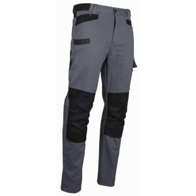 Pantalon de travail en coton Ponce - Taille 46 - Gris/Noir - LMA - 1673 T.46
