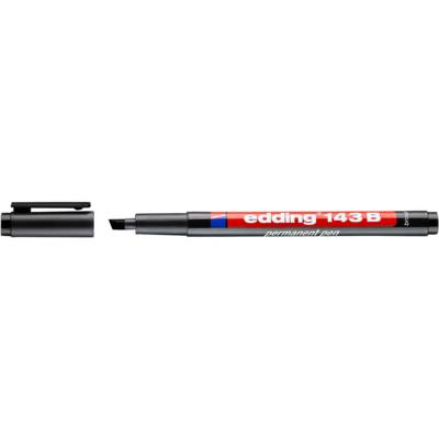 Feutre Permanent 143 b noir 1-3 mm - EDDING