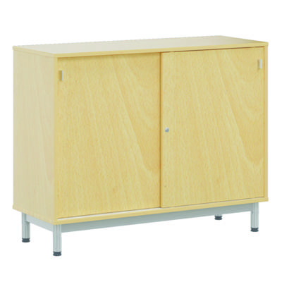 Meuble BIP BOP portes coulissantes méla pièt époxy- L120xP45xH95 cm -