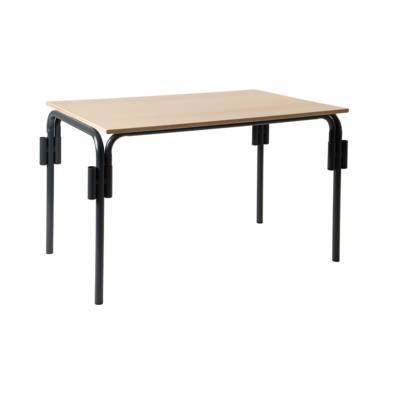 Table Mairietable complète 120 x 80 - Plateau multiplis, coloris piètement variable
