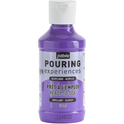 Peinture Acrylique POURING Expérience Prête à l'emploi 118ml VIOLET CLAIR