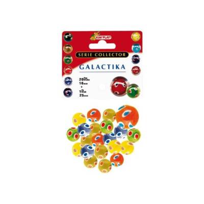 Sachet de 20 Billes 16 mm + 1 Calot 25 mm GALACTIKA