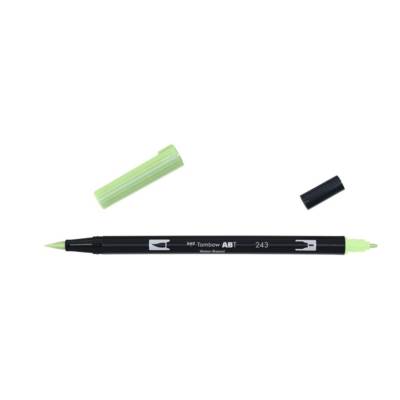 Feutre à dessin double pointe ABT Dual Brush Pen 243 vert menthe - TOMBOW