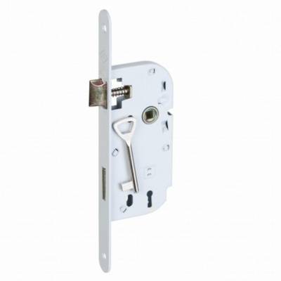 Serrure Eco INOX IMPORT PD 1/2T Axe 50 Revers sans gâche + Clé L - 479 - Maxoutil