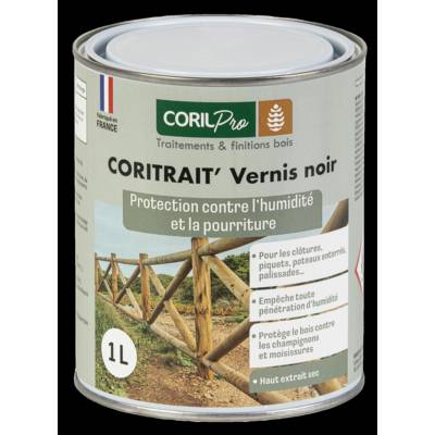 Bitumineux CORITRAIT vernis noir - Gedimat - CORIL PRO