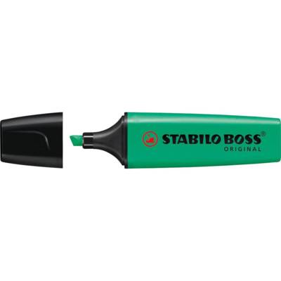 Surligneur BOSS ORIGINAL Rechargeable Pointe Biseautée 2-5 mm Turquoise - STABILO