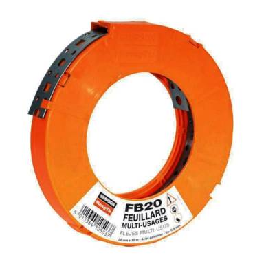 Feuillard perforé 20x0,9mm - 10m - Gedimat - SIMPSON STRONG-TIE