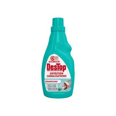 Flacon de 750ml Gel Entretien Canalisation Désinfectant
