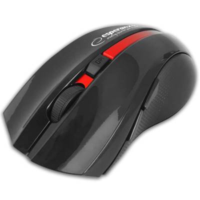 Souris Bluetooth VIRGO EM129R 1600DPI Noir Rouge
