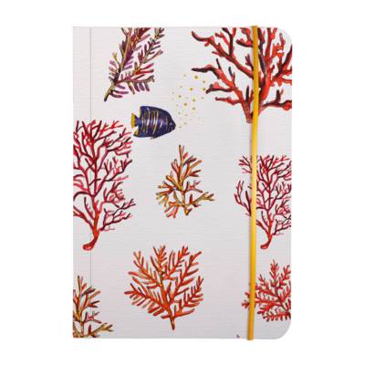 Carnet rembordé souple 10,5 x 14,8 cm 144 pages ligné avec élastique