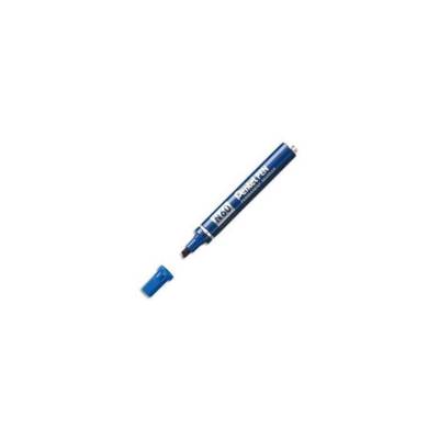 Marqueur permanent N60, pointe biseautée, bleu - PENTEL