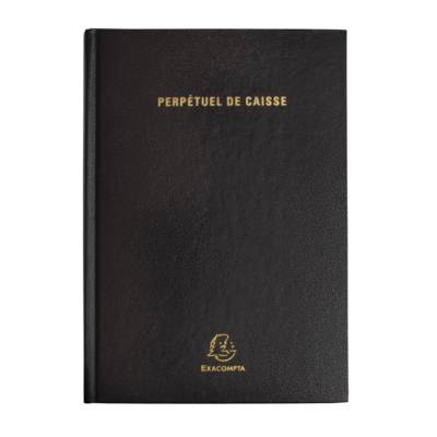 Agenda de bureau Civil perpétuel caisse brochés 1 jour 210x148 mm Noir - EXACOMPTA