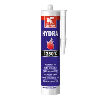 Mastic hydra réfractaire noir 1250°C 600 g - Gedimat - GRIFFON