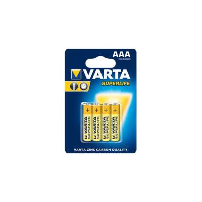 Pack de 4 piles Superlife R03 Micro AAA 1,5V