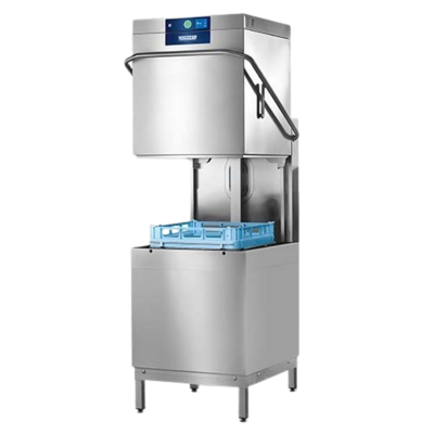 Lave-vaisselle à capot - Paniers 500x500mm et 600x500cm - Pompe de vidange; Surpresseur de rinçage; Doseur de rinçage; Doseur de lavage intégrés