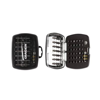 Embout torsion + 1 porte-embout FOX II - coffret de 38 pièces - Gedimat - DIAGER