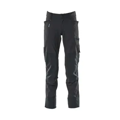 Pantalon avec poches genouillères MASCOT Ultimate stretch - 17179-311-Bleu marine-82-46
