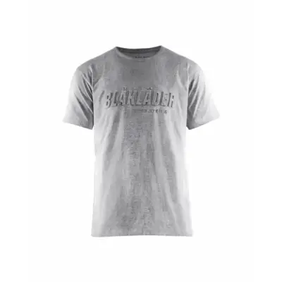 Tee-shirt BLAKLADER Imprimé 3D - 35311042-GRIS CHINE-L - BLAKLADER WORKWEAR