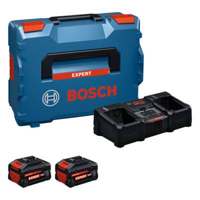 Starter Set 2 batteries 18V 8,0Ah EXBA 18V-80 + 1 chargeur EXAL 18V2-320 - BOSCH - en L-BOXX - 1600A0373X