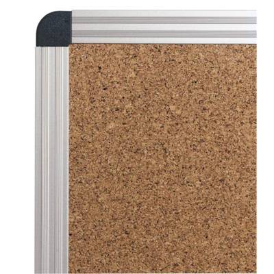 Panneaux d'exposition 2 faces liège Gris