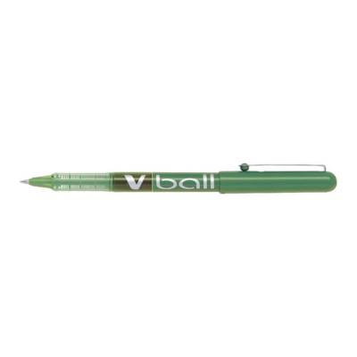 Stylo roller V Ball VB5 Encre liquide Pointe métal Fine Vert