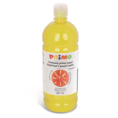 Gouache Ready-Mix Premier Pas 1000 ml Flacon avec Bouchon Flux Control Jaune Citron 211 - PRIMO