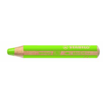 Crayon WOODY 3 en 1 Extra large Vert anglais extra clair