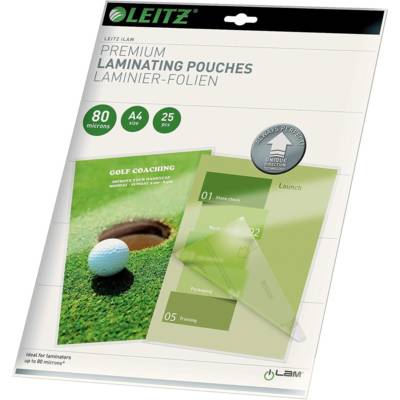 Paquet de 25 Pochettes à plastifier iLAM UDT A4 Brillante 160 Microns (2x80)