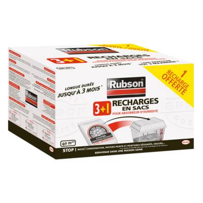 Recharge absorbeur CLASSIC - lot de 3 pièces + 1 gratuite - Gedimat