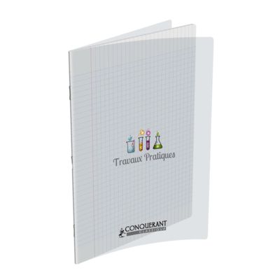 Cahier Travaux Pratiques Couv Polypro A4 48 + 48 Pages Incolore