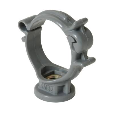 Collier monobloc PVC Nicoll à embase taraudée diam.32mm coloris gris en vrac 1 pièce - Gedimat