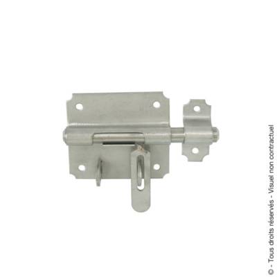 Verrou de box porte-cadenas avec gâche Ø12 mm - inox - Gedimat - AFBAT