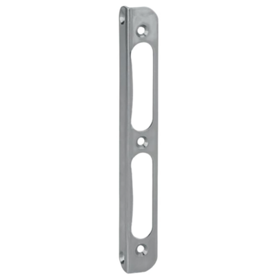 Gâche équerre zingué bichromaté THIRARD à bout rond - Retour 16mm Hauteur 170mm - 73542 - Maxoutil
