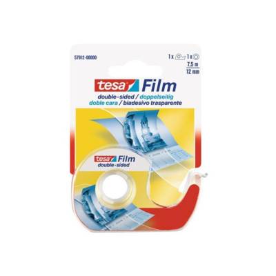 Ruban adhésif double face 12 mm x 7,5 m + Dévidoir