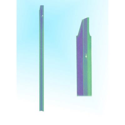 Piquet format T plastifié vert - Gedimat