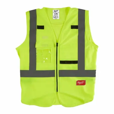 Gilet haute visibilité MILWAUKEE Jaune Taille L/XL - 4932471890