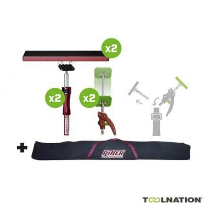 Kit plaquiste 4 éléments : 2 étais+sac de rangement+ accessoires - Gedimat