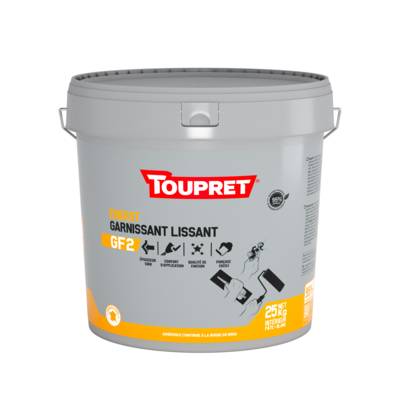 Enduit garnissant lissant GF2 - seau de 25 kg - Gedimat - TOUPRET