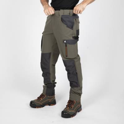 Pantalon de travail extensible Ondra T.44 - NINE WORTHS - 1240-44-KAKI