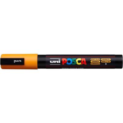 Marqueur pointe conique moyenne pc5m 1,8 - 2,5mm orange - POSCA