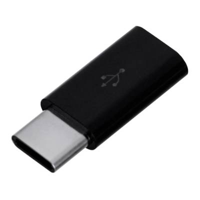 Adaptateur AK-31/B (Micro USB F - USB 3.1 type C M Noir - SAVIO