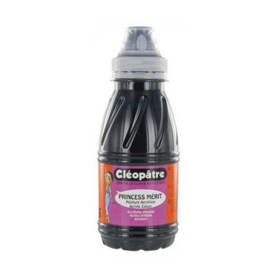 Peinture Acrylique Princess Mérit Noir 250 ml - CLÉOPÂTRE