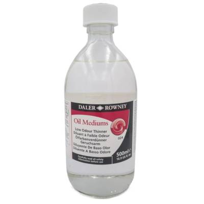 Flacon 500ml Diluant Faible Odeur - DALER ROWNEY