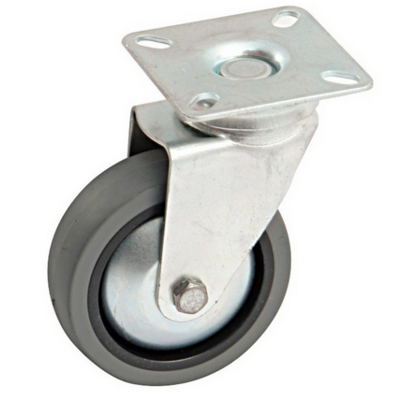 Roulettes pivotante AVL avec platine D.40 - 518840NG - Maxoutil